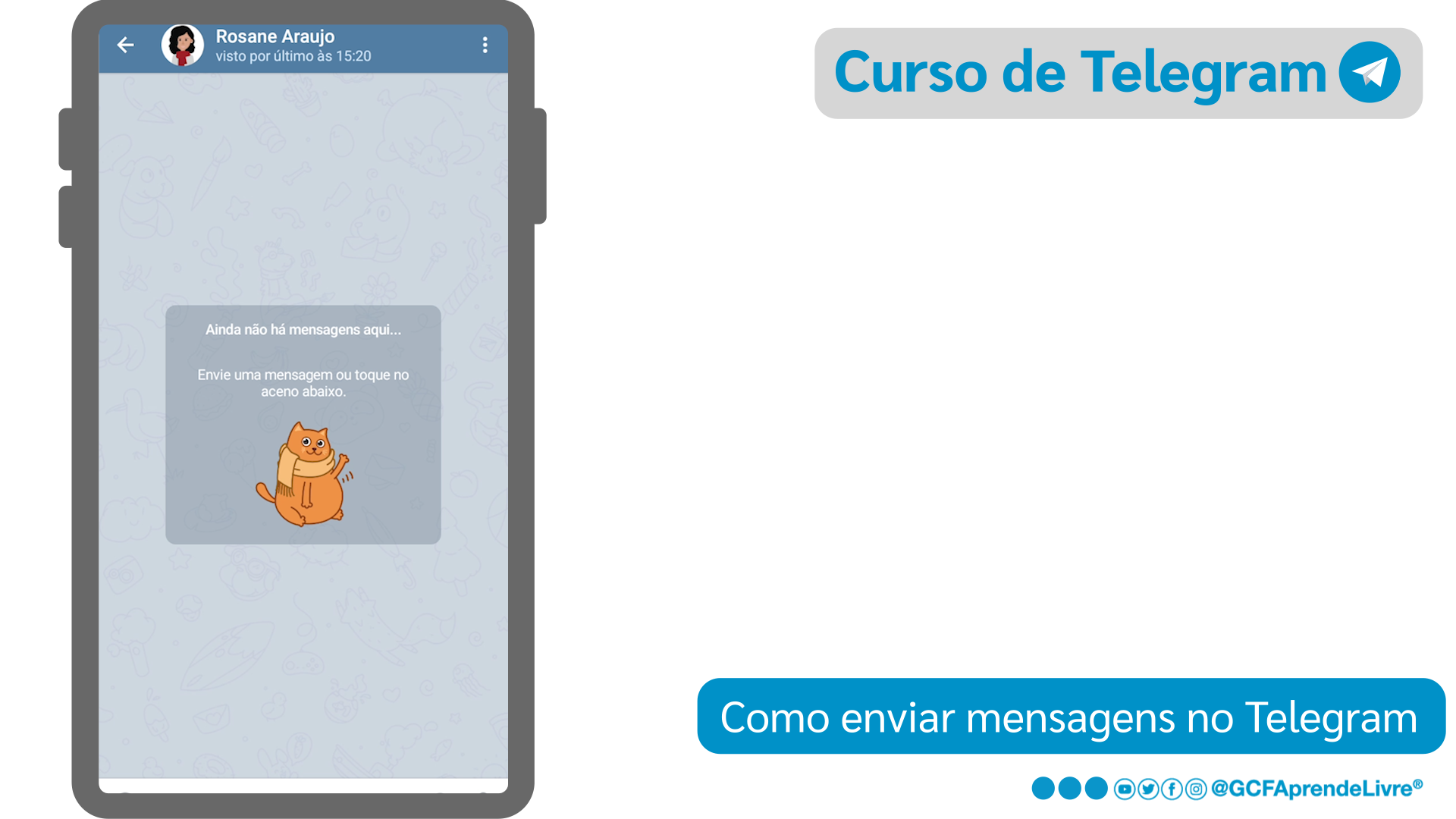 Como enviar mensagens de texto pelo Telegram: passo 3